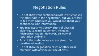 The ground rules for every role-play in the course