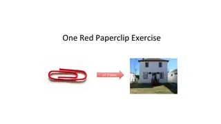 One red paperclip, traded up to a house in 14 trades