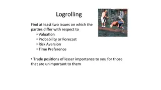 Logrolling: trade the issues you care less about for the ones you care more about