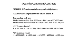 Oceania: don't fight about the future, bet on it