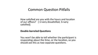 Double-barreled questions