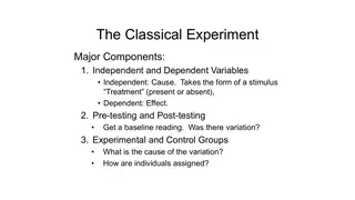 The classical experiment