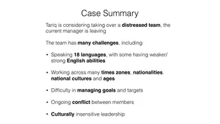 Eighteen languages, many time zones, and a team in conflict