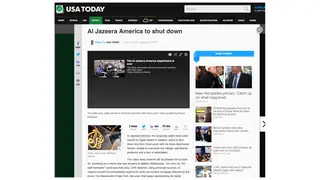 Al Jazeera America announces it will shut down