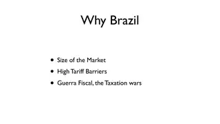 Why Brazil: market size, tariffs, and tax wars between states