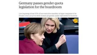 Germany passes its own boardroom quota