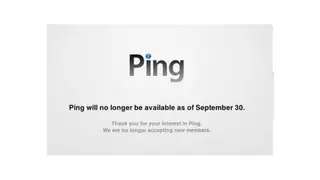 Apple's Ping: a social network that closed