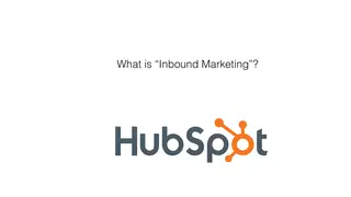 What is inbound marketing?