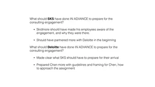 What client and consultant should each have done before the engagement started