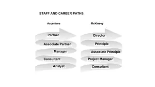 Career ladders at Accenture and McKinsey