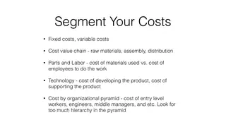 Ways to segment costs