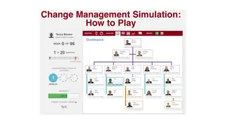 The Harvard change management simulation dashboard