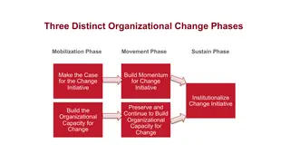 Three phases of organizational change: mobilize, move, sustain