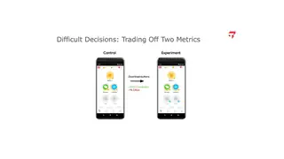Trading off two metrics: more conversions, fewer daily users