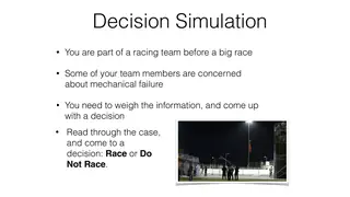 The decision: your racing team must race or withdraw