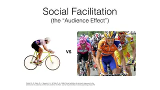 Social facilitation: people perform better when others are watching