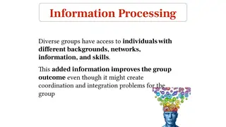 Diversity cuts two ways: social categorization and information processing